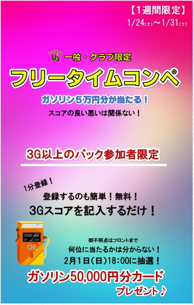 ガソリンアップ用