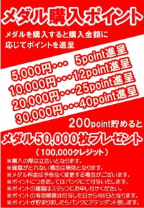 メダルポイント