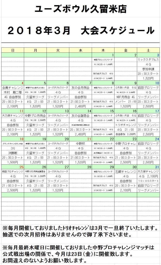 3月会報