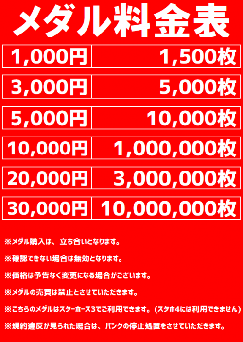 ラウンドワン メダル 料金 2019